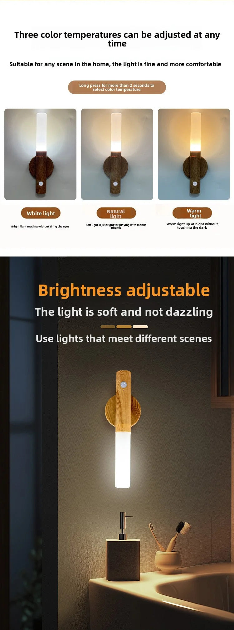 Wireless LED Motion Night Light