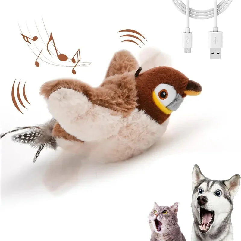 Fun Catnip Toy – USB Bird for Cats