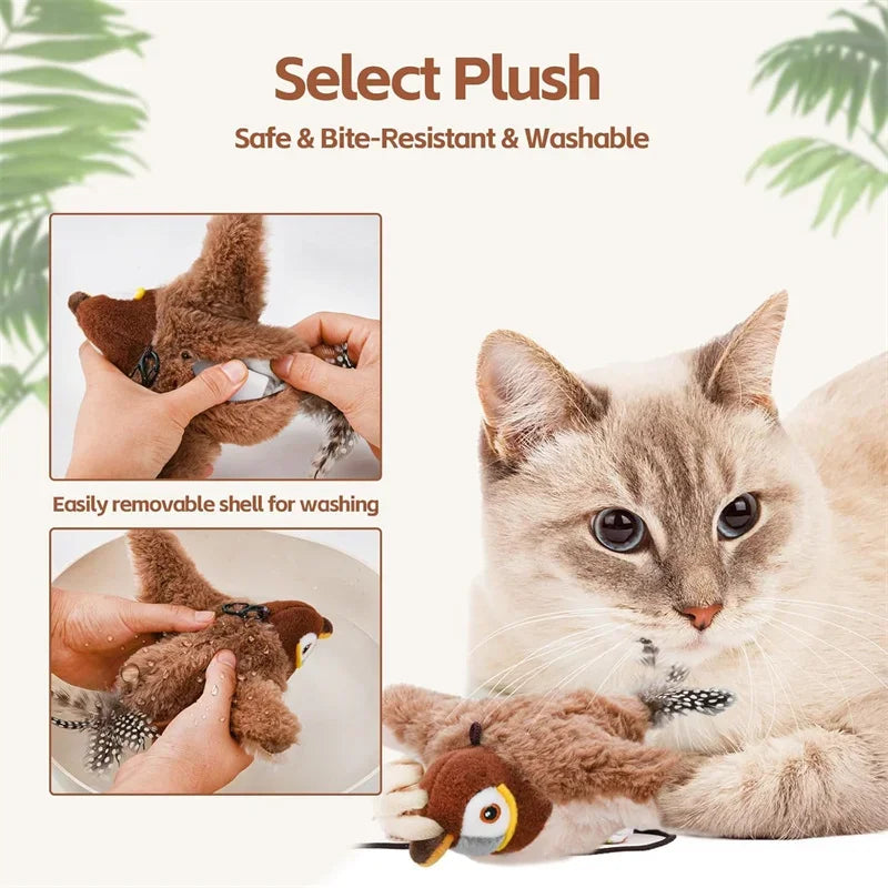 Fun Catnip Toy – USB Bird for Cats