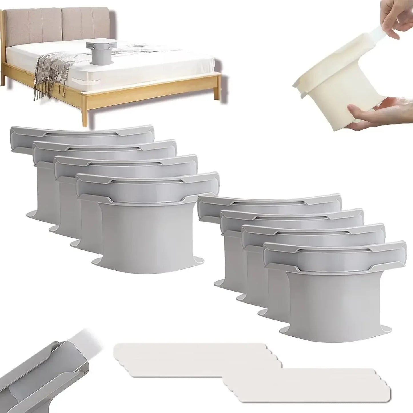 4Pcs Bed Sheet Corner Clips
