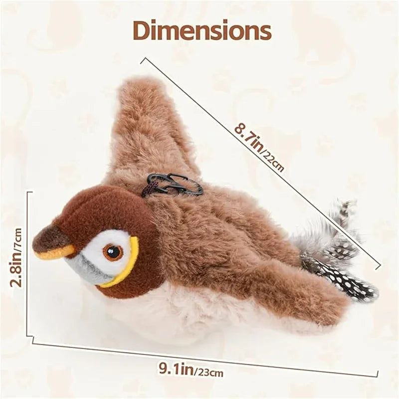 Fun Catnip Toy – USB Bird for Cats