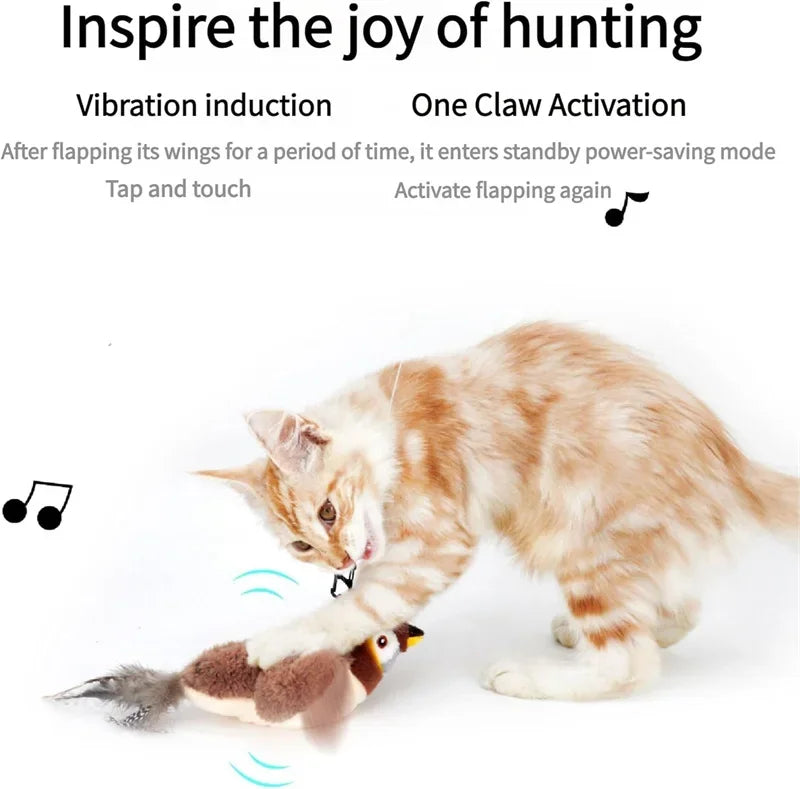Fun Catnip Toy – USB Bird for Cats
