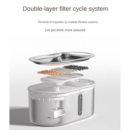 Stainless Steel Pet Water Fountain