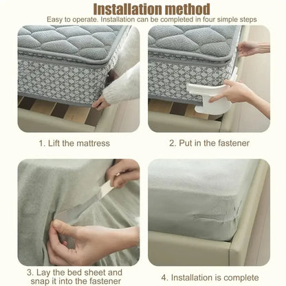 4Pcs Bed Sheet Corner Clips