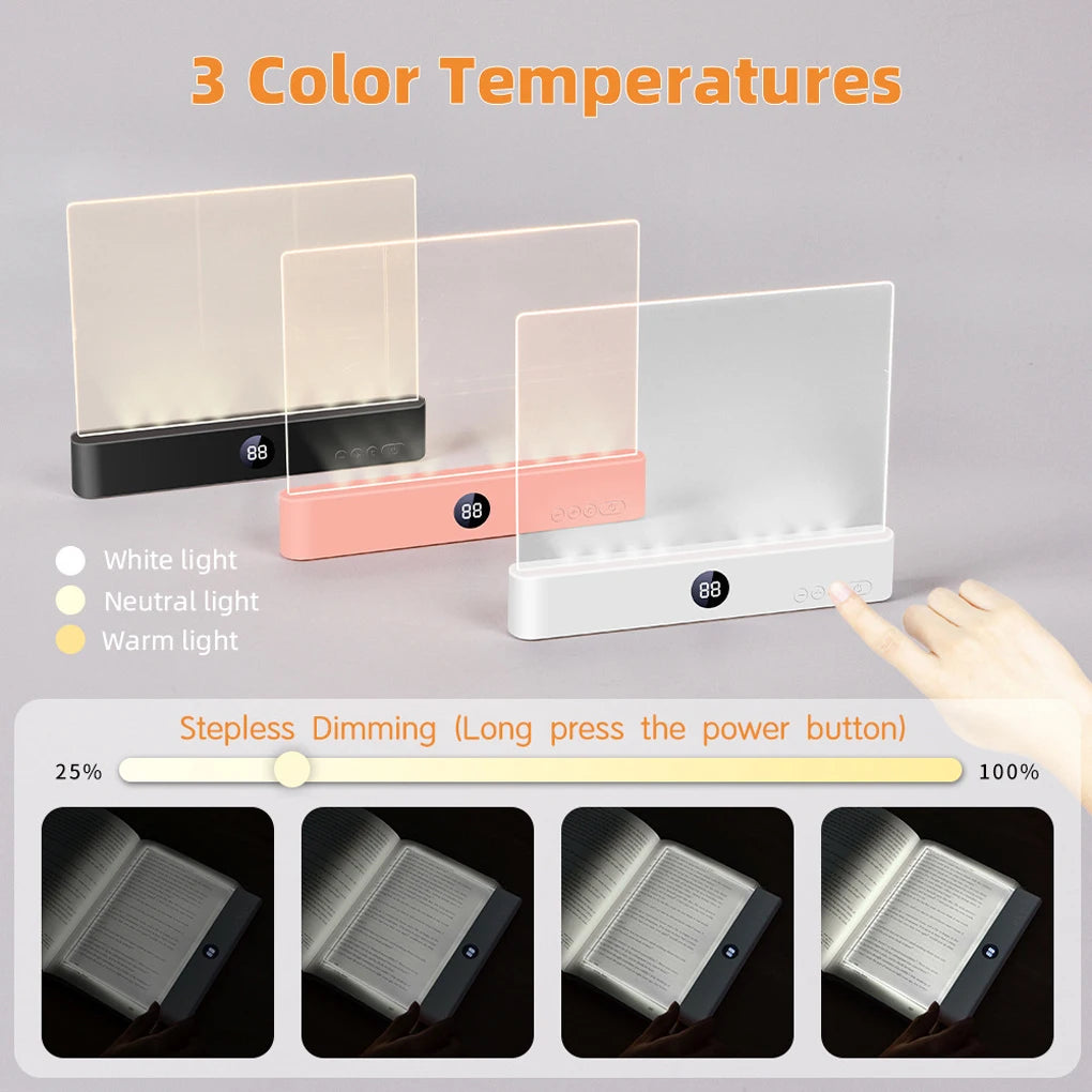 LED Flat Plate Reading Lamp