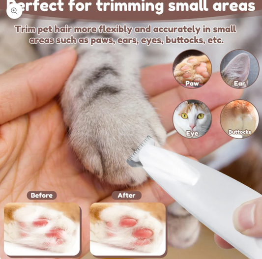 Pet Paw Trimmer with LED Light