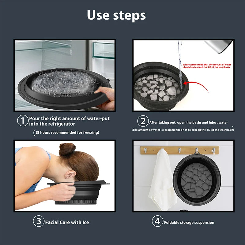 Home Facial Ice Bath Bowl