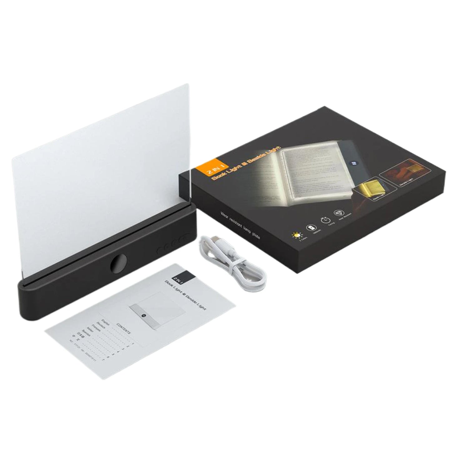 LED Flat Plate Reading Lamp